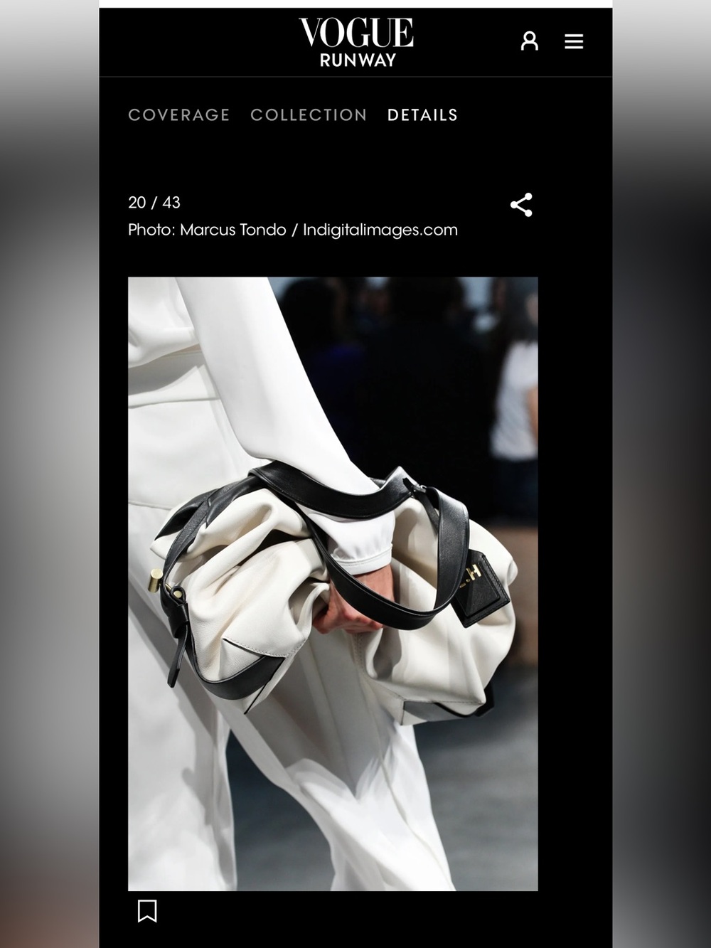 Rare Reed Krakoff Slouchy Colorblock Bag – Runway Spring 2014